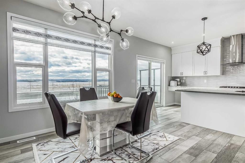612 Seton Circle Se, Calgary, AB - Indoor Photo Showing Dining Room