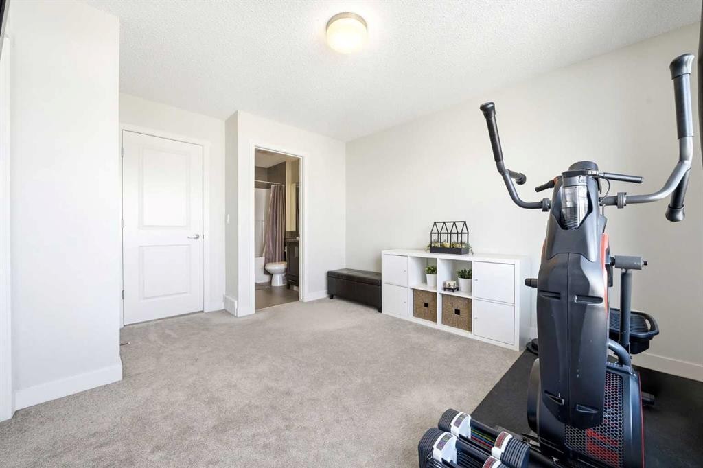 14 Nolan Hill Gate Nw, Calgary, AB - Indoor Photo Showing Gym Room