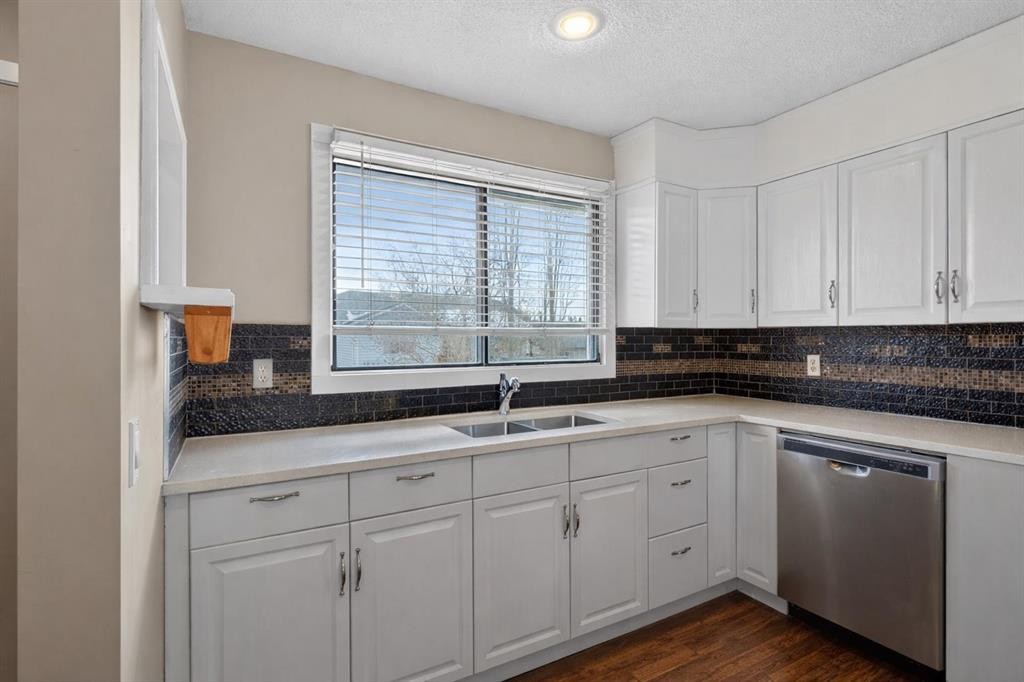 32 Fallingworth Court Ne, Calgary, AB - Indoor Photo Showing Kitchen With Double Sink