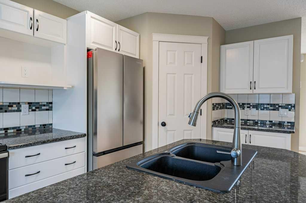 11 Saddlemont Close Ne, Calgary, AB - Indoor Photo Showing Kitchen With Double Sink