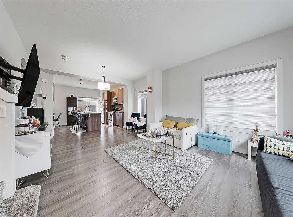 126 Sage Bluff Circle Nw, Calgary, AB - Indoor Photo Showing Living Room