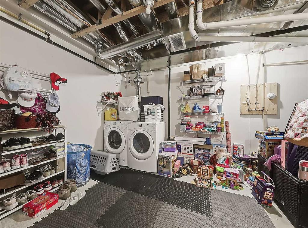 126 Sage Bluff Circle Nw, Calgary, AB - Indoor Photo Showing Laundry Room