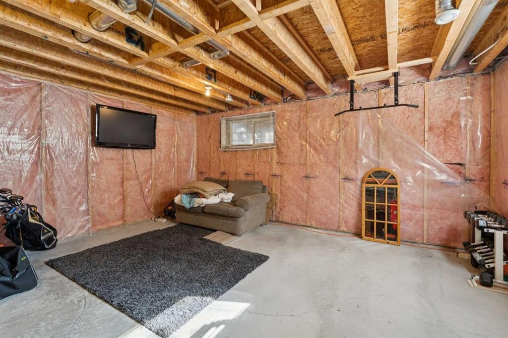 144 Canals Circle Sw, Airdrie, AB - Indoor Photo Showing Basement
