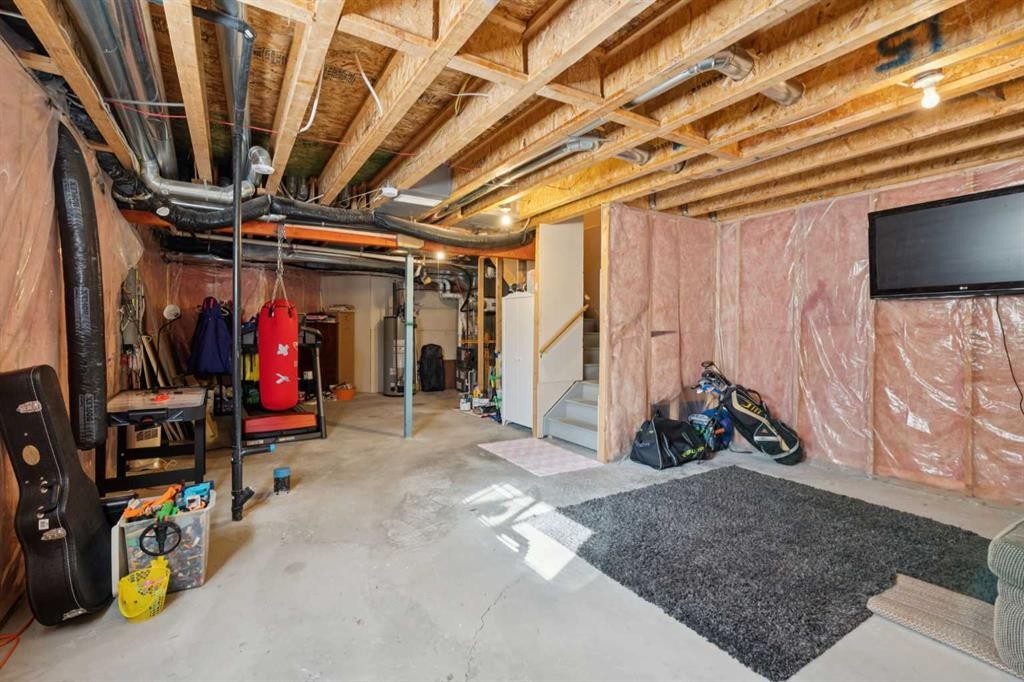 144 Canals Circle Sw, Airdrie, AB - Indoor Photo Showing Basement