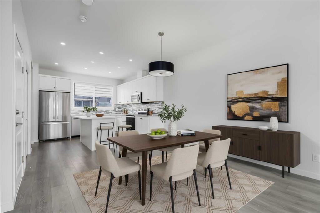 111 Marmot Way Nw, Calgary, AB - Indoor Photo Showing Dining Room