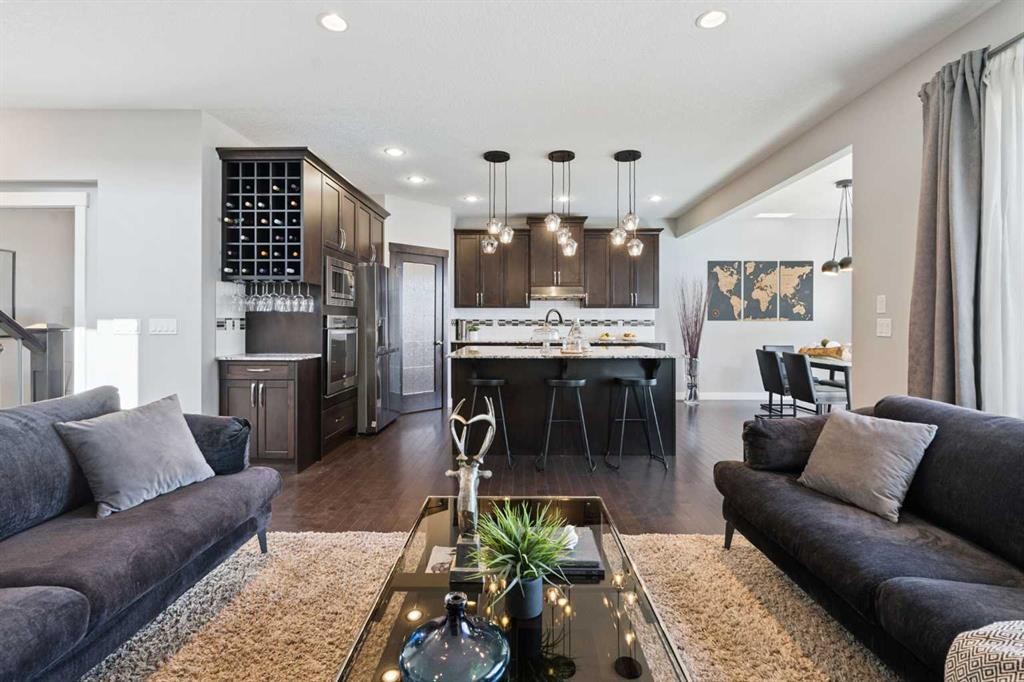 66 Skyview Ranch Crescent Ne, Calgary, AB - Indoor Photo Showing Living Room