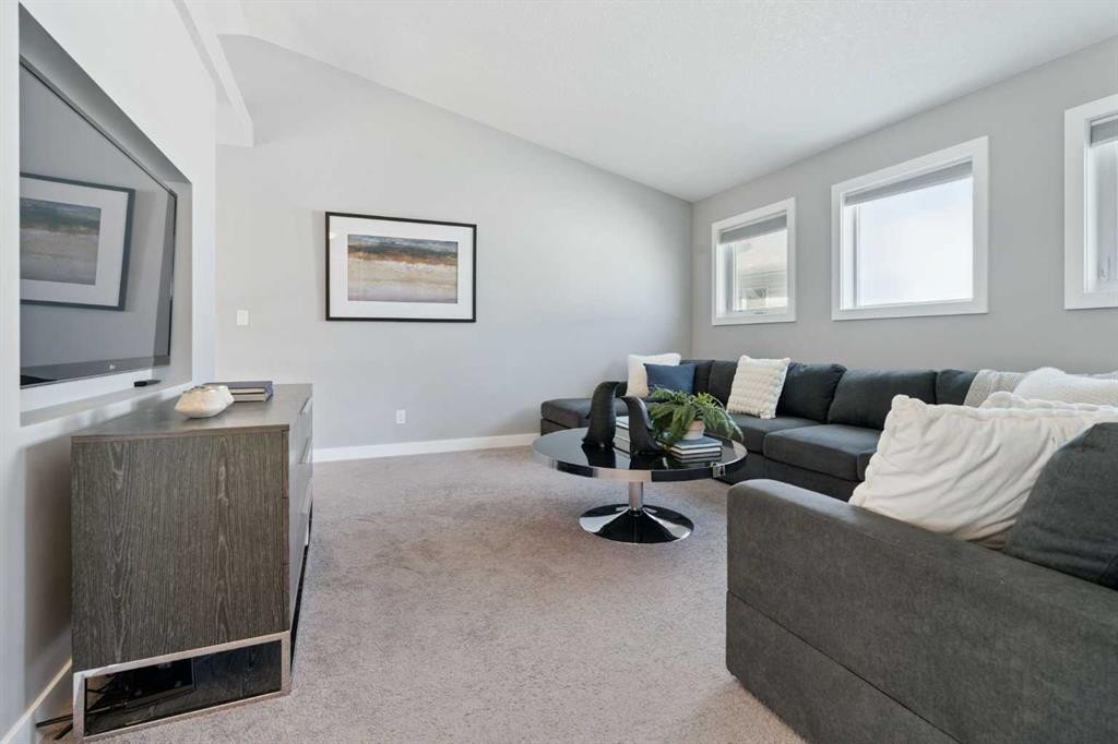 66 Skyview Ranch Crescent Ne, Calgary, AB - Indoor Photo Showing Living Room