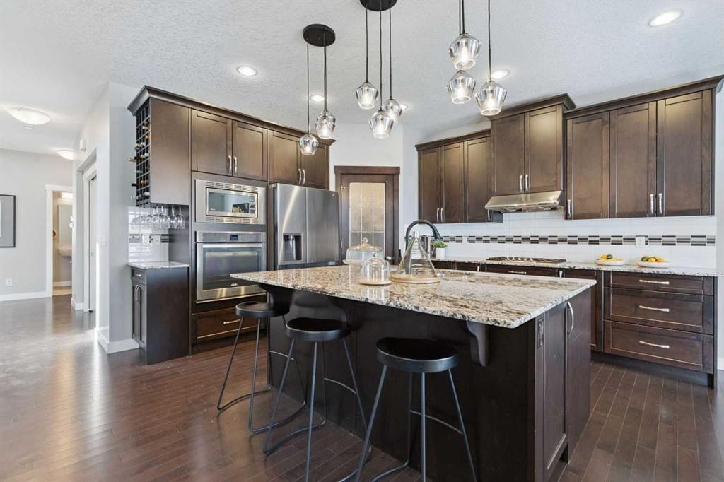 66 Skyview Ranch Crescent Ne, Calgary, AB - Indoor Photo Showing Kitchen With Stainless Steel Kitchen With Upgraded Kitchen