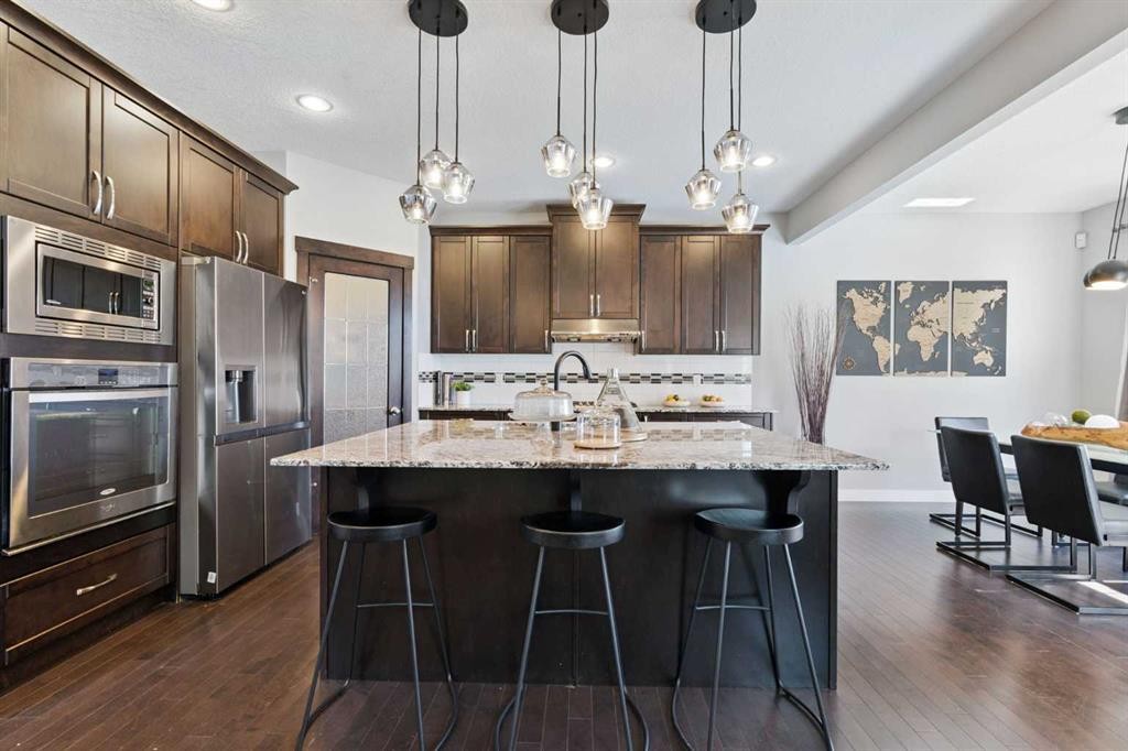 66 Skyview Ranch Crescent Ne, Calgary, AB - Indoor Photo Showing Kitchen With Stainless Steel Kitchen With Upgraded Kitchen