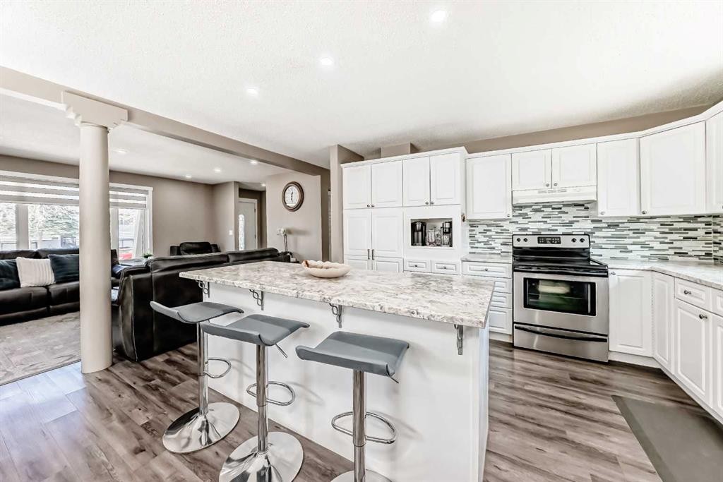 132 Whiteview Close Ne, Calgary, AB - Indoor Photo Showing Kitchen With Upgraded Kitchen