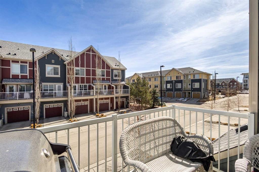 267 Mahogany Way Se, Calgary, AB - Outdoor With Balcony