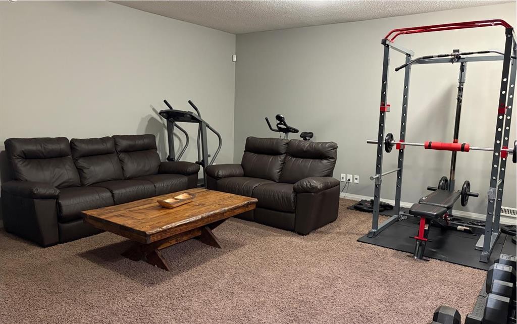 119 Auburn Bay Avenue Se, Calgary, AB - Indoor Photo Showing Gym Room