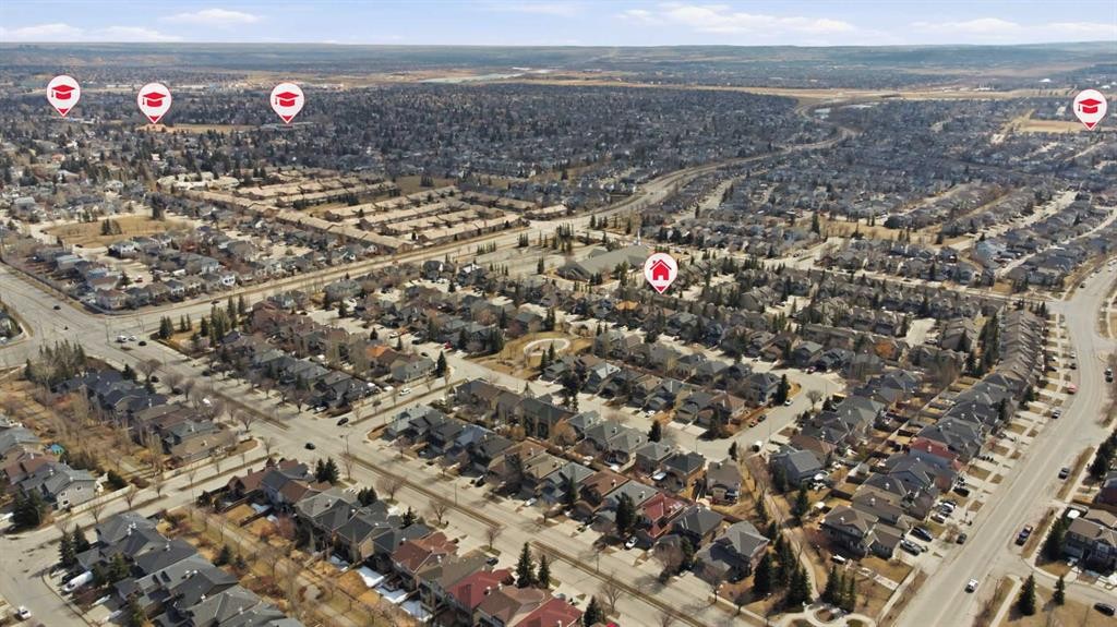 43 Everstone Place Sw, Calgary, AB - Outdoor With View