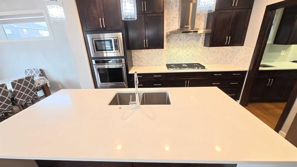 144 Red Embers Square Ne, Calgary, AB - Indoor Photo Showing Kitchen With Upgraded Kitchen