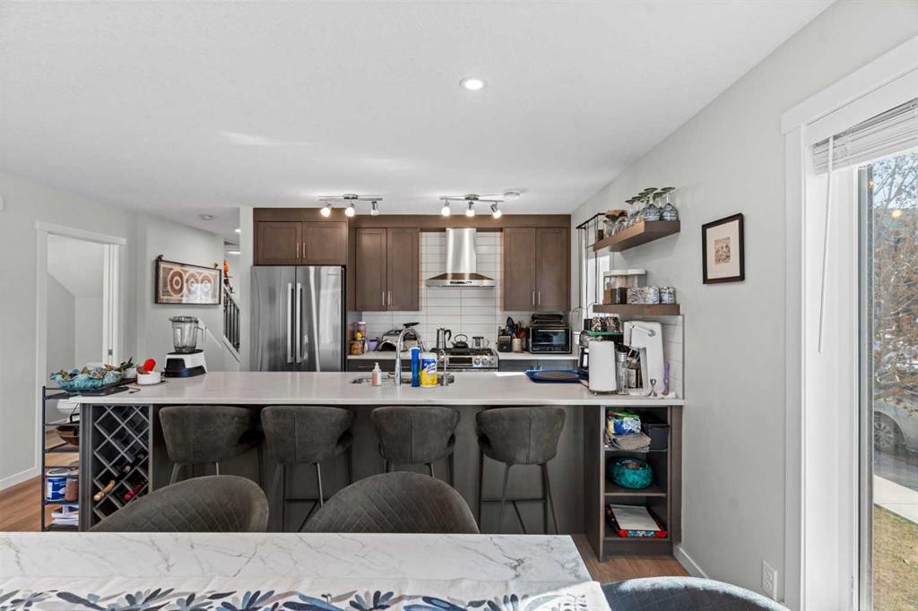 310 Seton Circle Se, Calgary, AB - Indoor Photo Showing Kitchen With Upgraded Kitchen