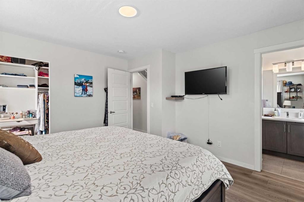 310 Seton Circle Se, Calgary, AB - Indoor Photo Showing Bedroom