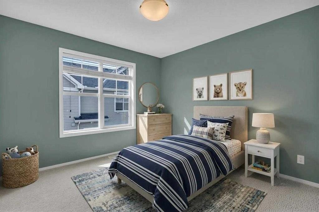 281 Elgin Gardens Se, Calgary, AB - Indoor Photo Showing Bedroom