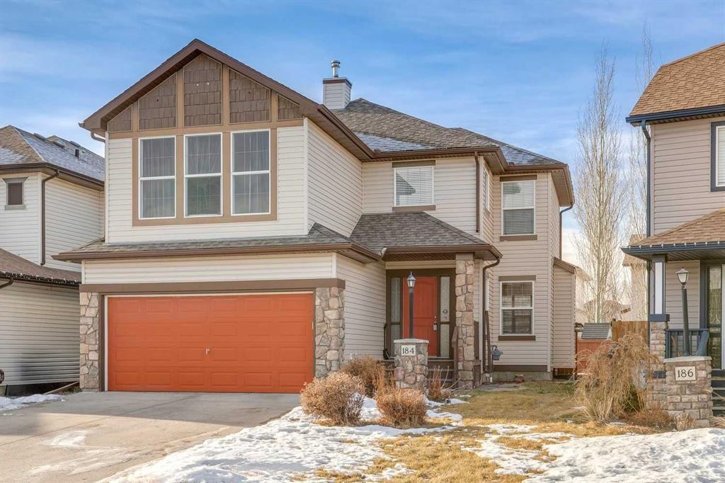 184 Cimarron Park Circle, Okotoks, AB - Outdoor With Facade