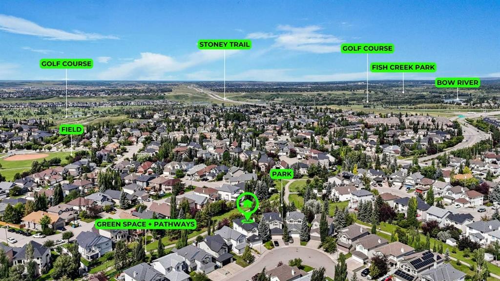 180 Cranfield Park Se, Calgary, AB - Outdoor With View