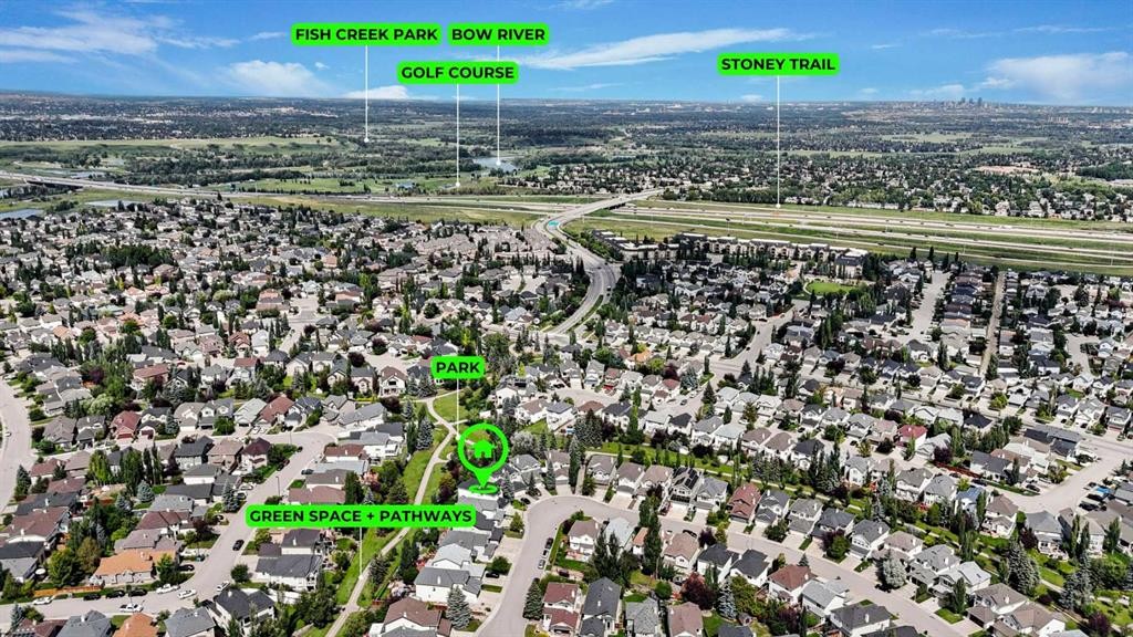 180 Cranfield Park Se, Calgary, AB - Outdoor With View