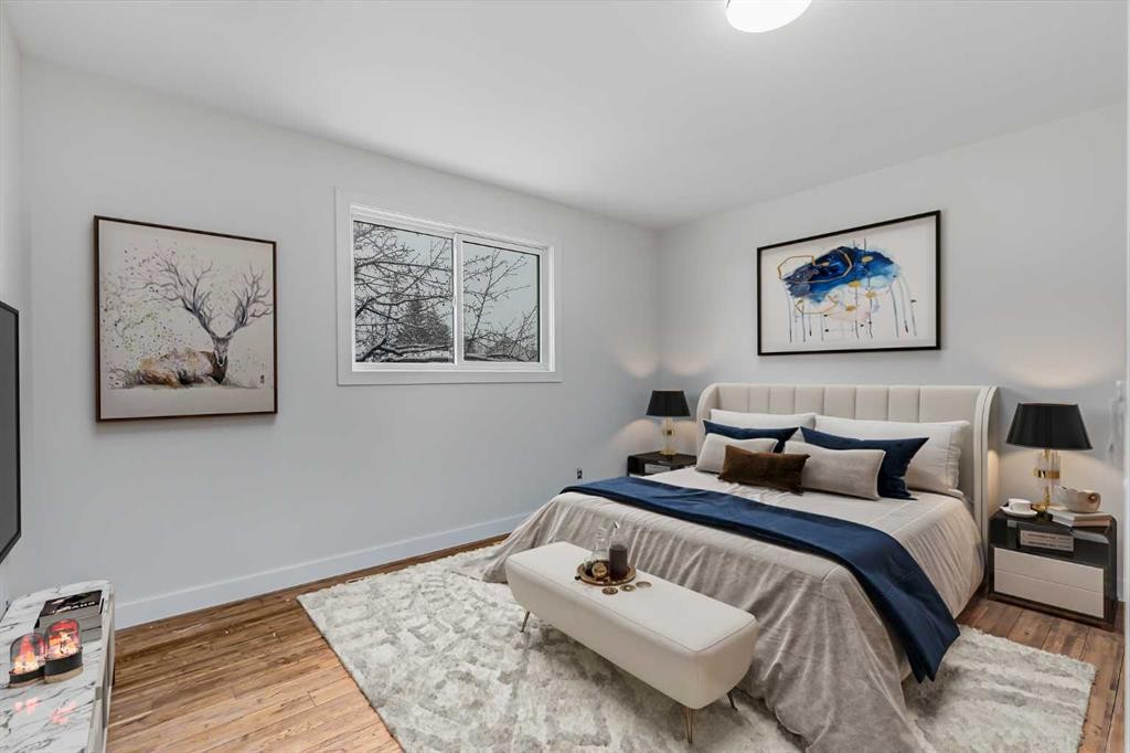 41 Alpine Crescent Se, Airdrie, AB - Indoor Photo Showing Bedroom
