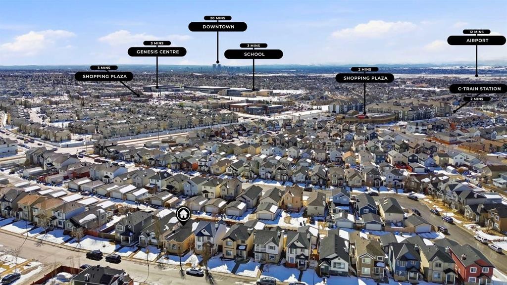 39 Saddlemont Close Ne, Calgary, AB - Outdoor With View