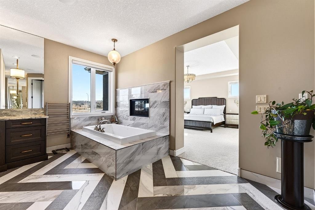33 Waters Edge Drive, Heritage Pointe, AB - Indoor With Fireplace