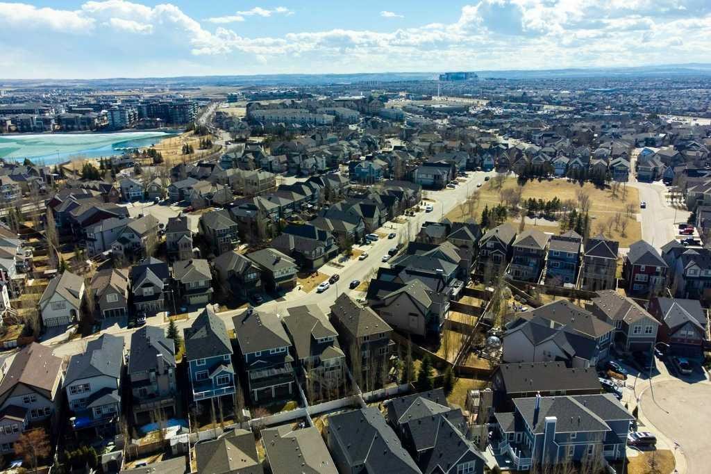 44 Mahogany Rise Se, Calgary, AB - Outdoor With View