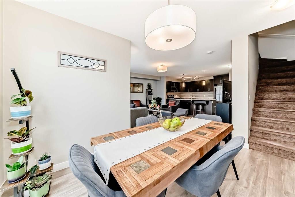 222 Redstone View Ne, Calgary, AB - Indoor Photo Showing Dining Room