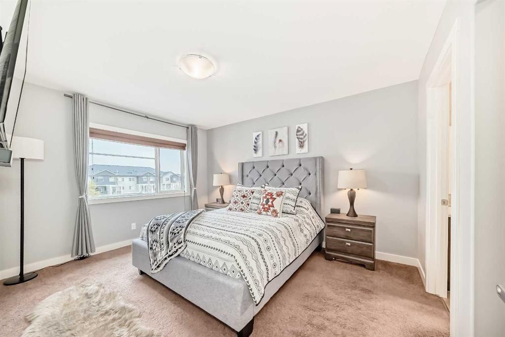 222 Redstone View Ne, Calgary, AB - Indoor Photo Showing Bedroom