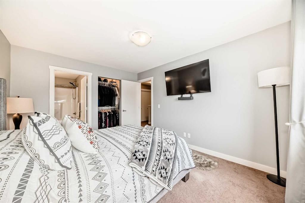 222 Redstone View Ne, Calgary, AB - Indoor Photo Showing Bedroom