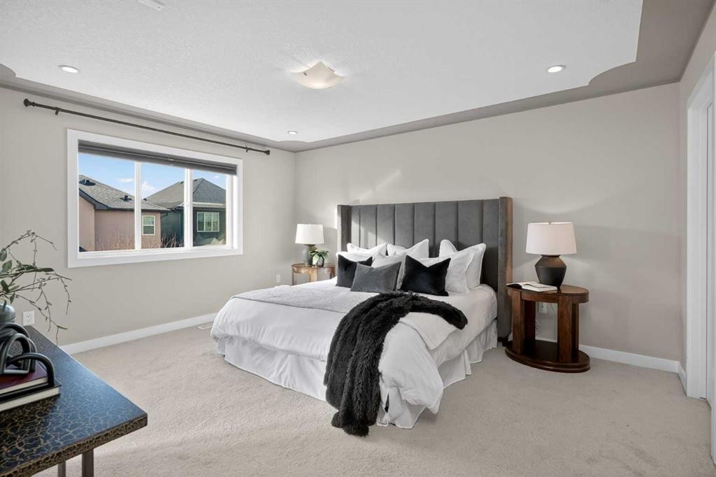 26 Sage Meadows Way Nw, Calgary, AB - Indoor Photo Showing Bedroom