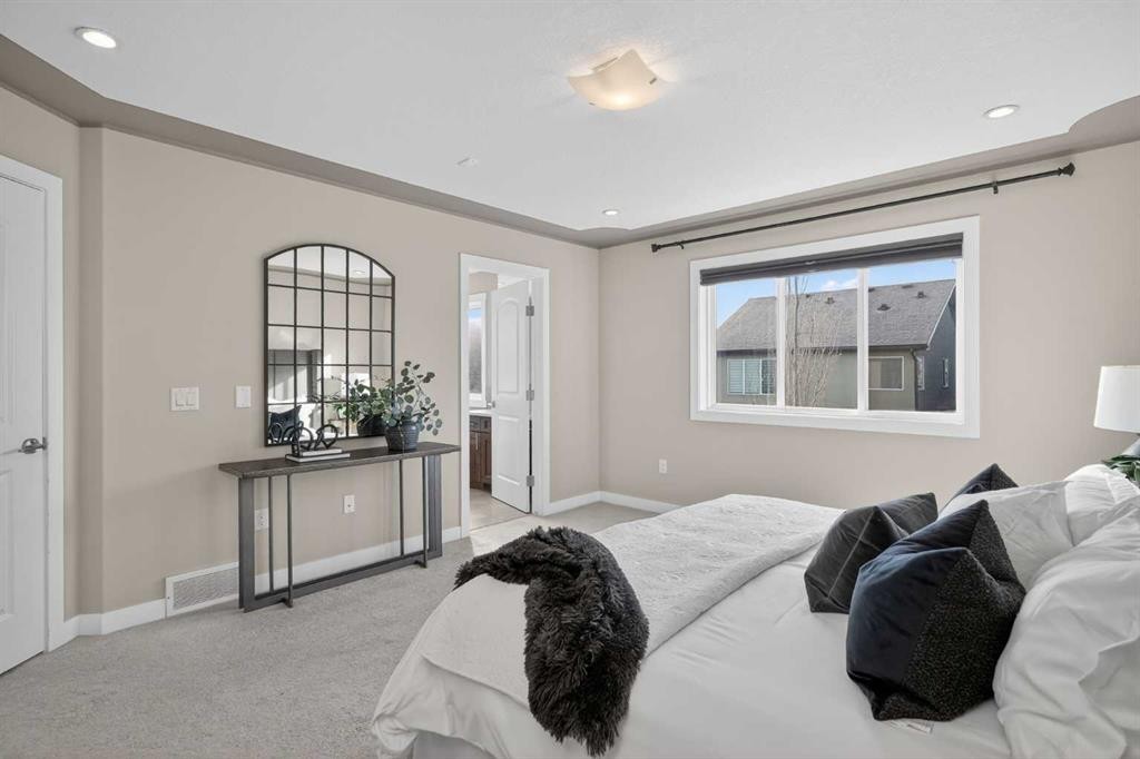 26 Sage Meadows Way Nw, Calgary, AB - Indoor Photo Showing Bedroom