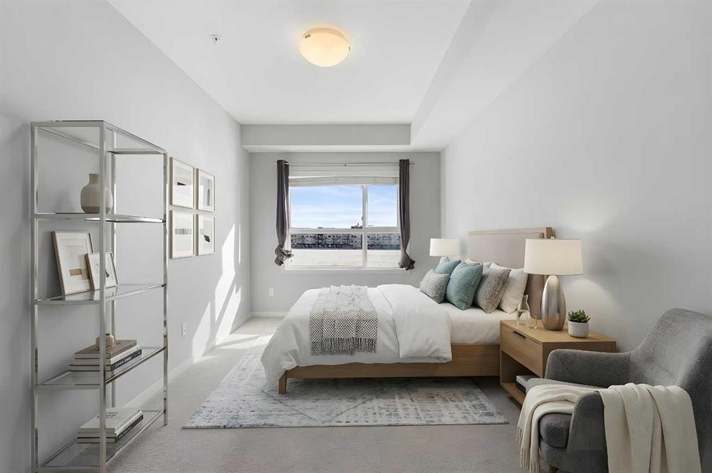 305-20 Seton Park Se, Calgary, AB - Indoor Photo Showing Bedroom