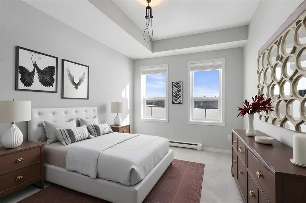 305-20 Seton Park Se, Calgary, AB - Indoor Photo Showing Bedroom