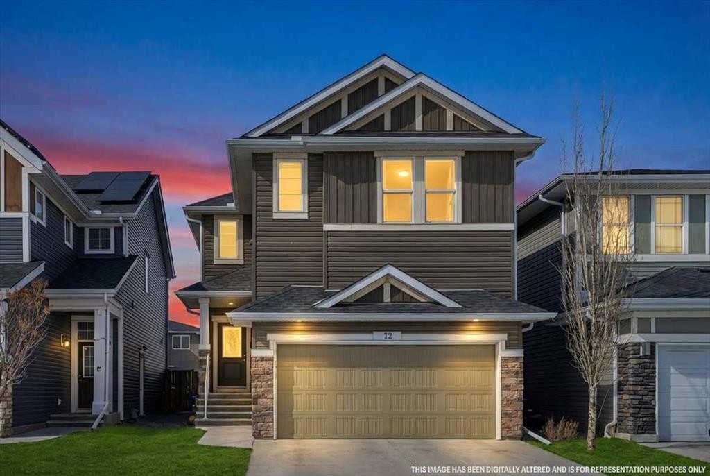 72 Redstone Drive Ne, Calgary, AB - Outdoor With Facade