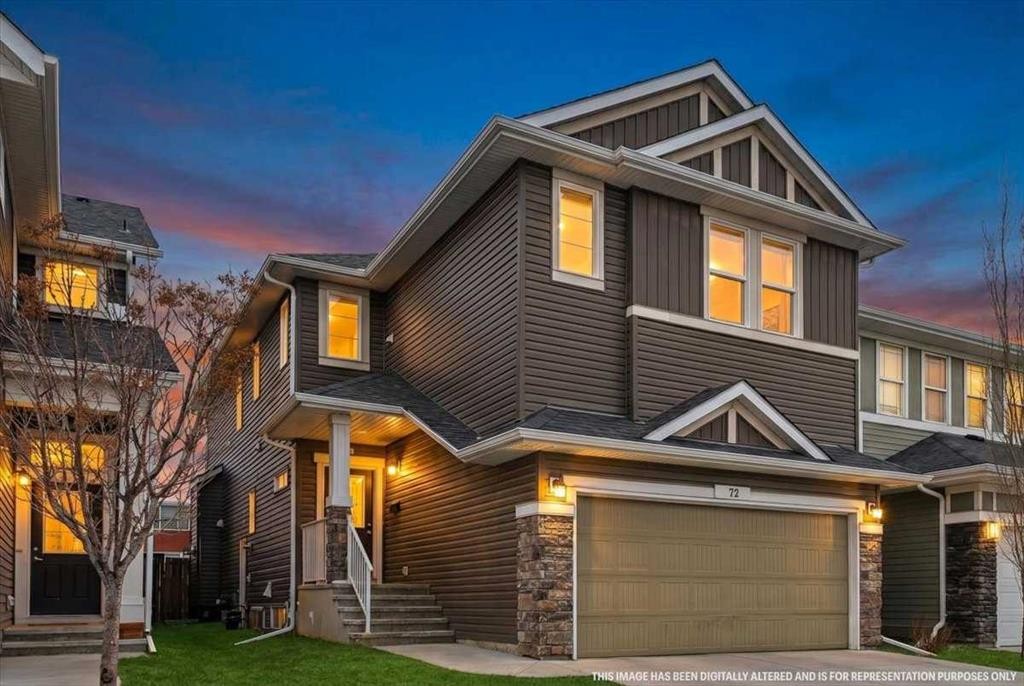 72 Redstone Drive Ne, Calgary, AB - Outdoor With Facade