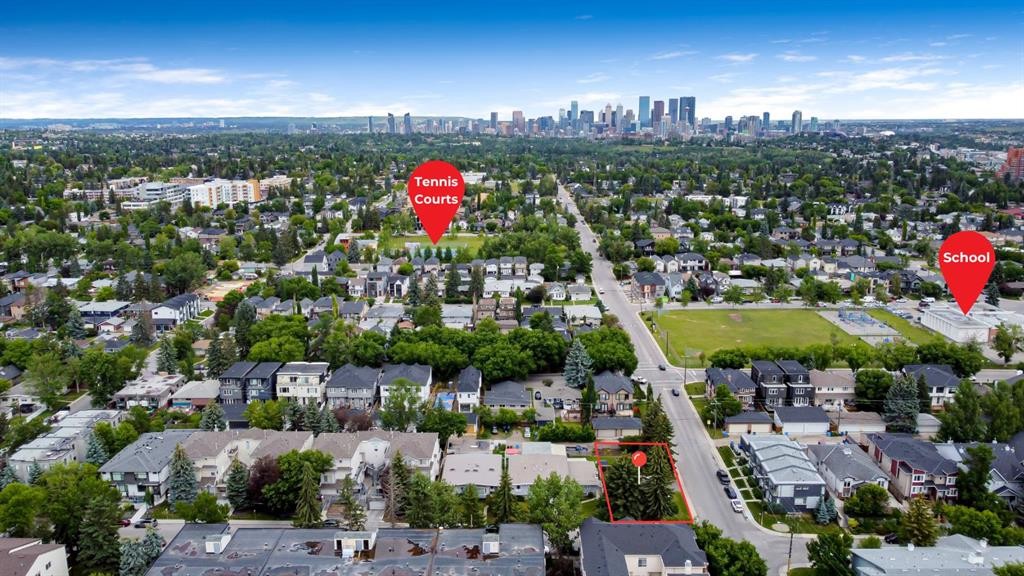 604 56 Avenue Sw, Calgary, AB - Outdoor With View