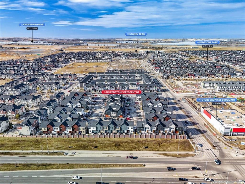 123-123 Redstone Crescent Ne, Calgary, AB - Outdoor With View