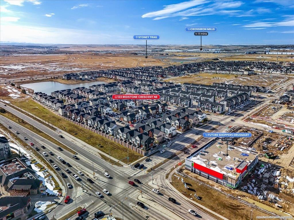 123-123 Redstone Crescent Ne, Calgary, AB - Outdoor With View
