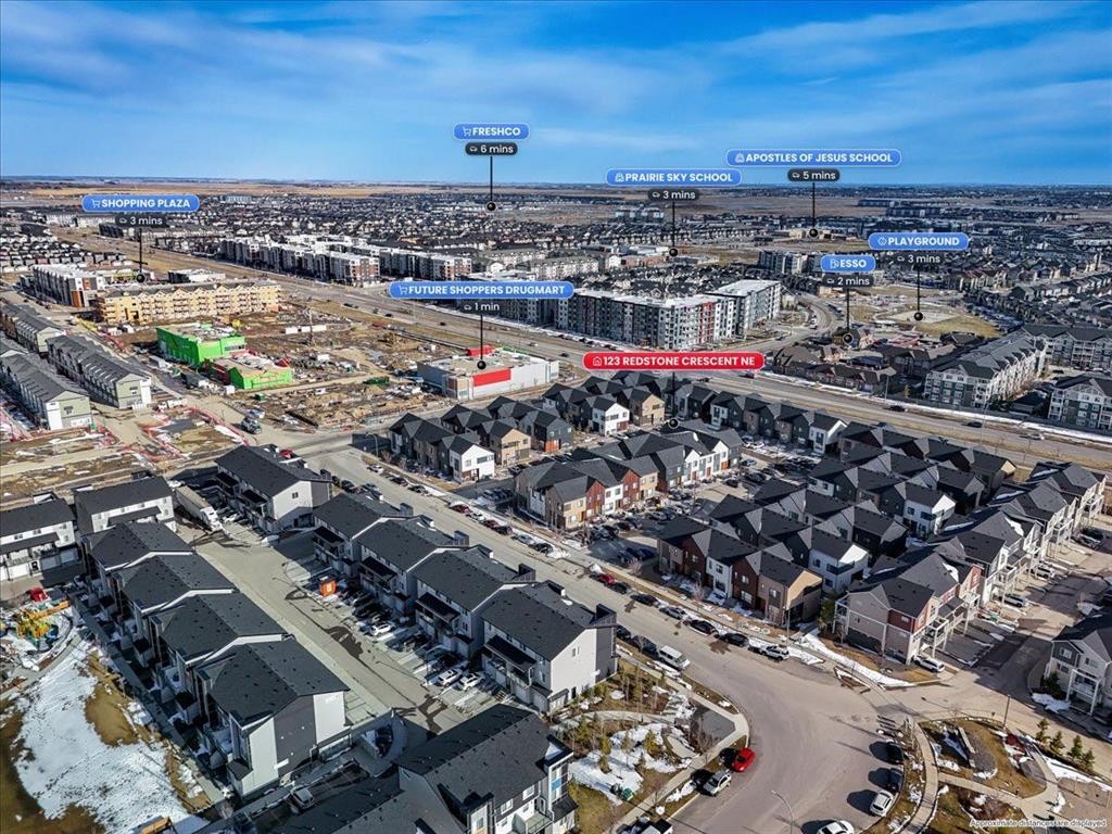 123-123 Redstone Crescent Ne, Calgary, AB - Outdoor With View