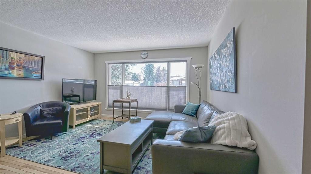 64 Midglen Drive Se, Calgary, AB - Indoor Photo Showing Living Room