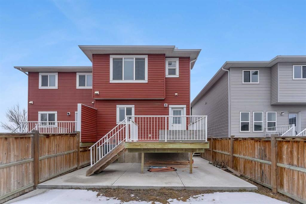 9 Redstone Common Ne, Calgary, AB - Outdoor With Deck Patio Veranda With Exterior