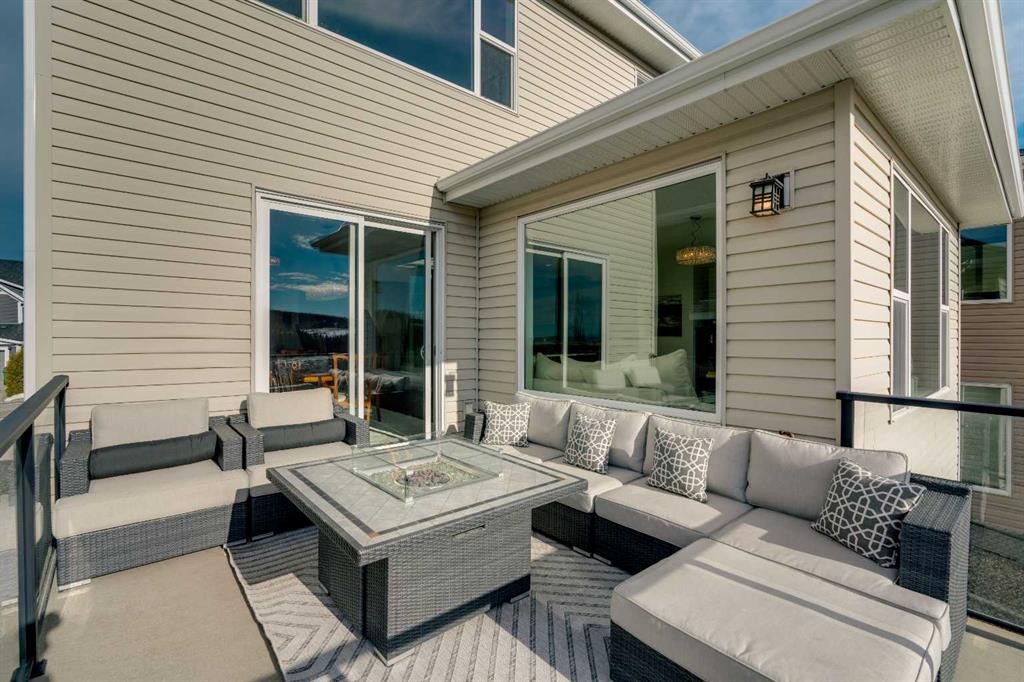 287 Sunset View, Cochrane, AB - Outdoor With Deck Patio Veranda With Exterior