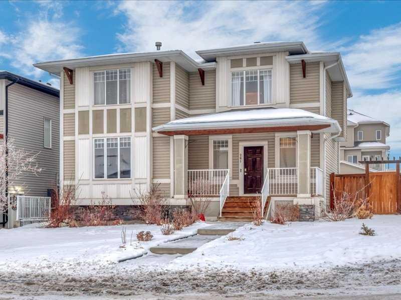 201 Rainbow Falls Glen, Chestermere, AB - Outdoor With Facade