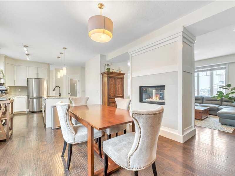 201 Rainbow Falls Glen, Chestermere, AB - Indoor Photo Showing Dining Room