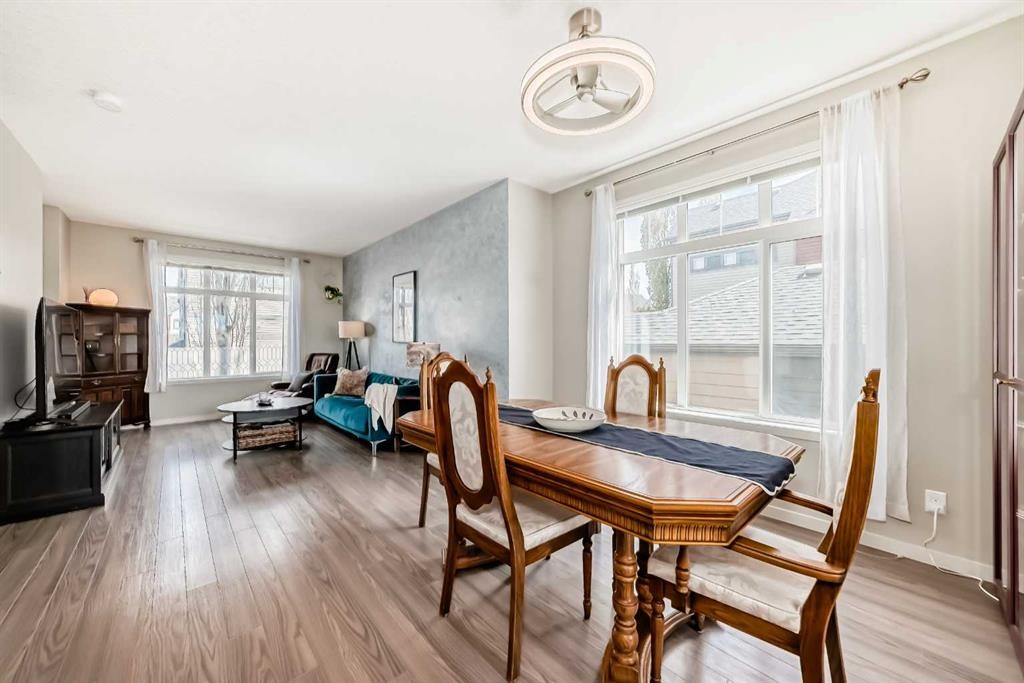 113 Copperpond Row Se, Calgary, AB - Indoor Photo Showing Dining Room