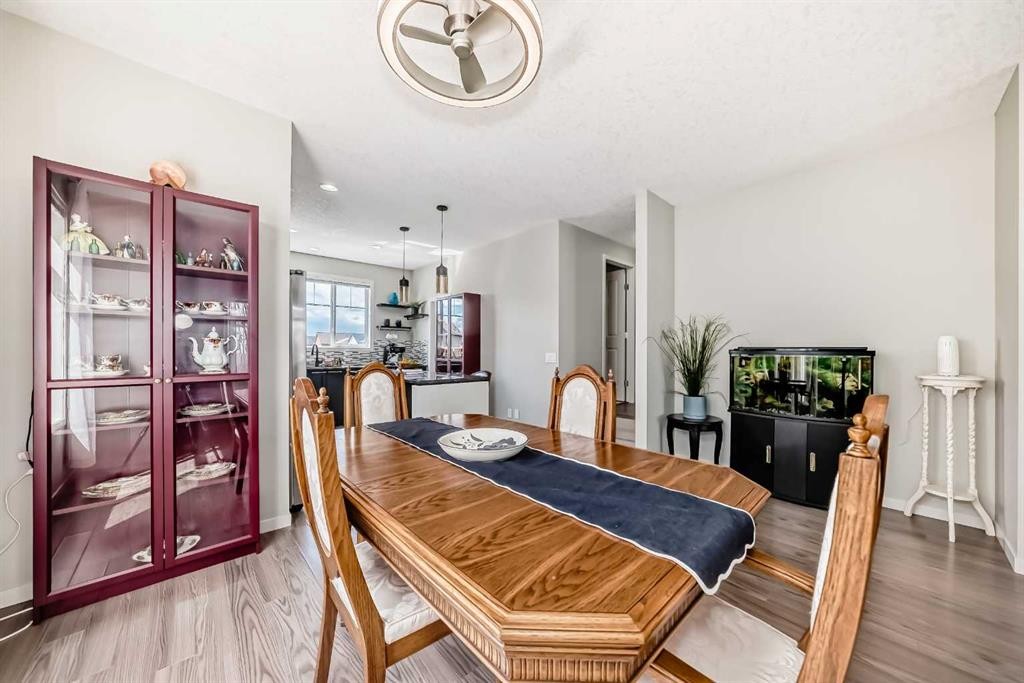 113 Copperpond Row Se, Calgary, AB - Indoor Photo Showing Dining Room