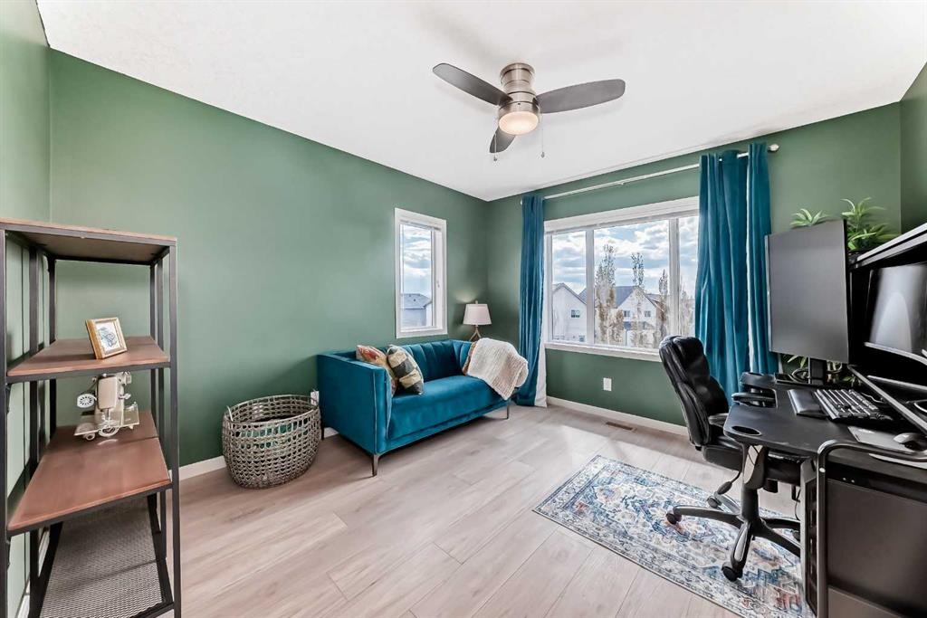 113 Copperpond Row Se, Calgary, AB - Indoor Photo Showing Office