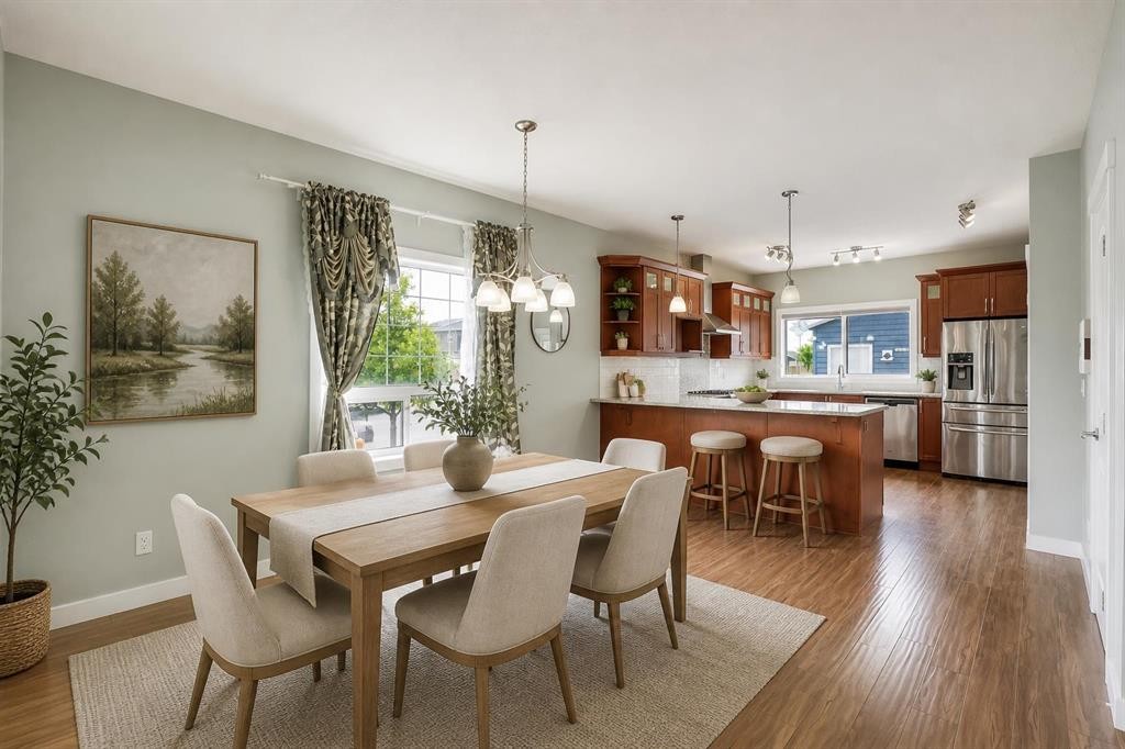 5 Red Embers Row Ne, Calgary, AB - Indoor Photo Showing Dining Room